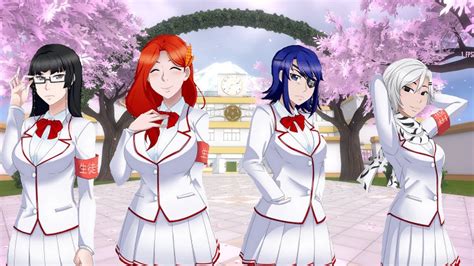 This mod allows you to play as the Student Council President, her hair replaces RongRongs hair (White ponytail). . Student council yandere simulator